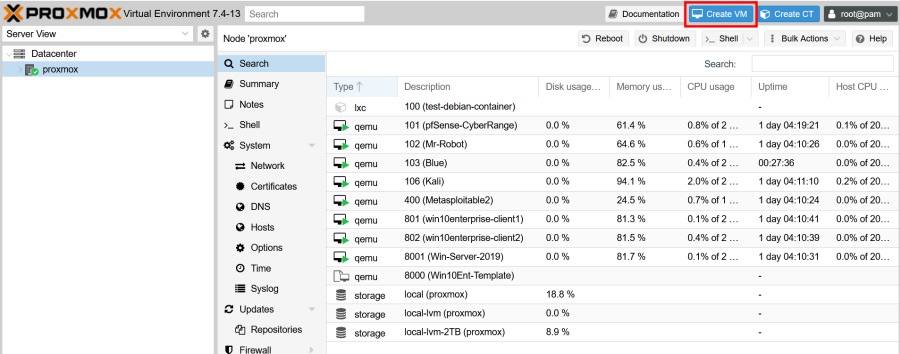 create vm